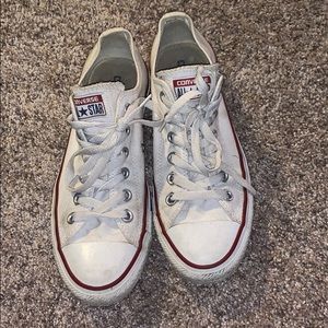 White low top converse